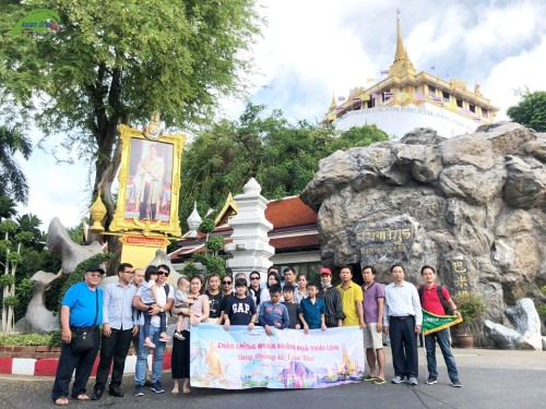 Hình đoàn Thái Lan khởi hành từ Cần Thơ ngày 8-6-2019